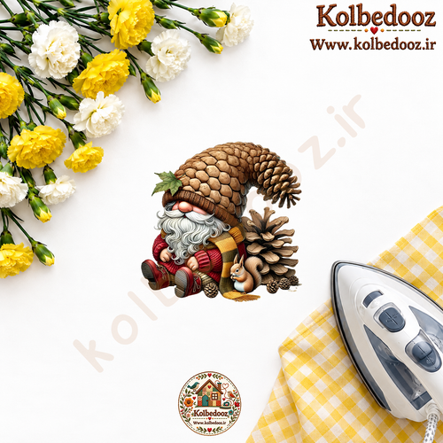 برچسب حرارتی مخصوص لباس طرح کوتوله