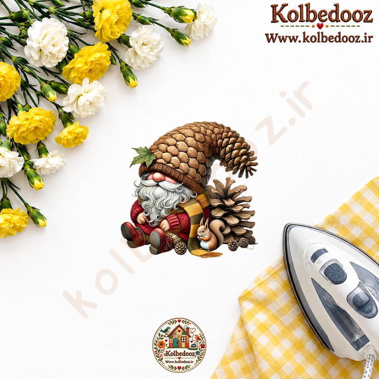 برچسب حرارتی مخصوص لباس طرح کوتوله